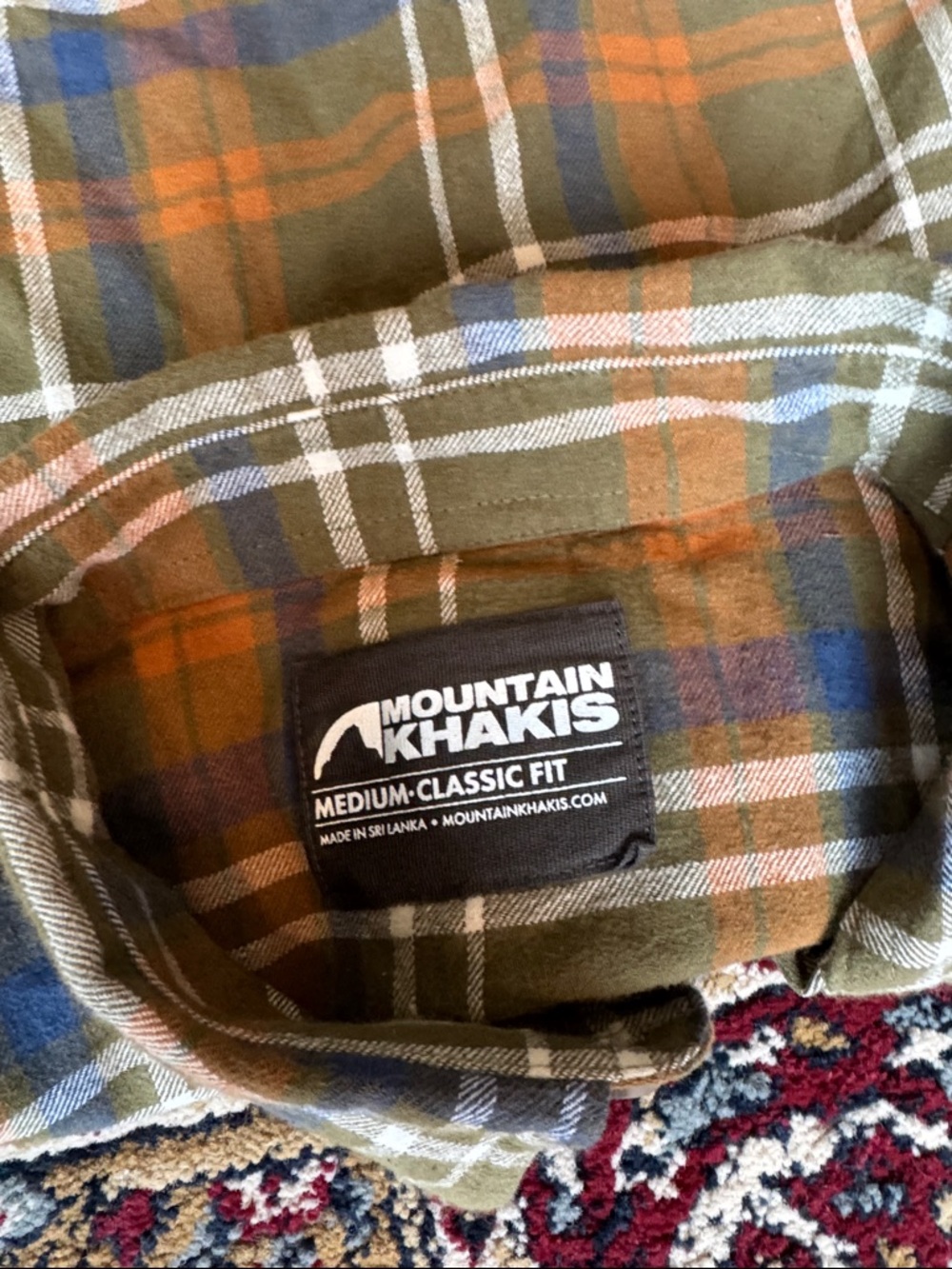 Mountain Khakis Homestead Long Sleeve Flannel Classic Fit, Medium - Picture 5 of 5